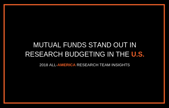 共同基金在美国的研究预算中脱颖而出