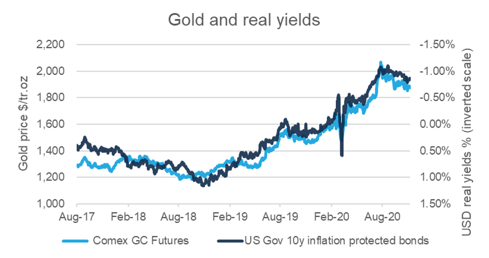 Gold and Real Yields