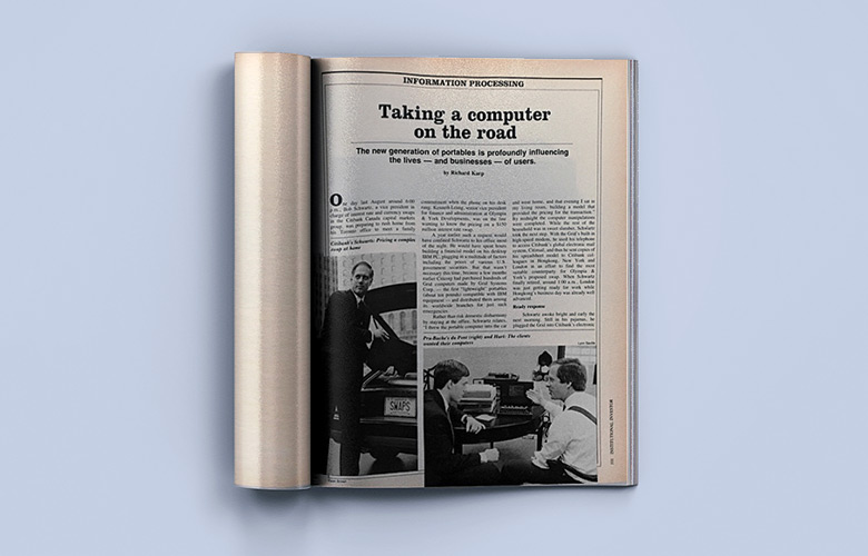 When Laptops Came to Wall Street